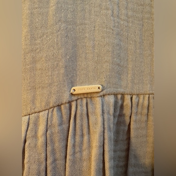 Cozy Earth Boardwalk Breeze Maxi Dress size XL in Glacier Blue Gray - Picture 7 of 10